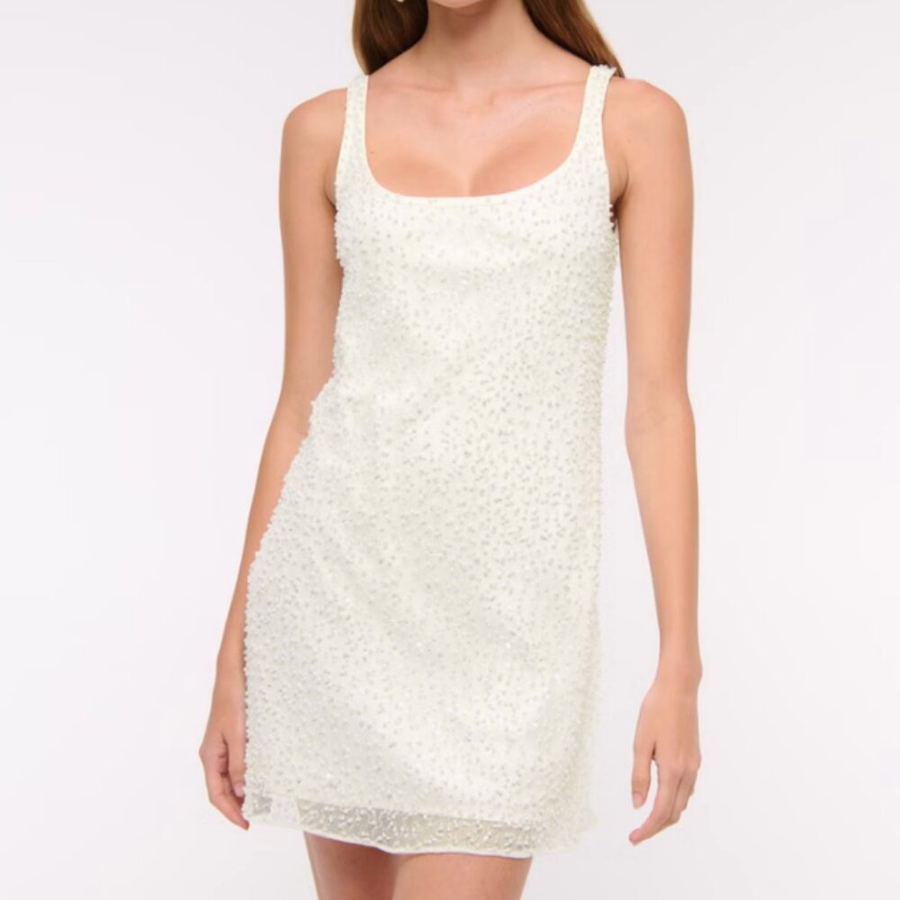 Abercrombie Embellished Scoopneck Mini Dress